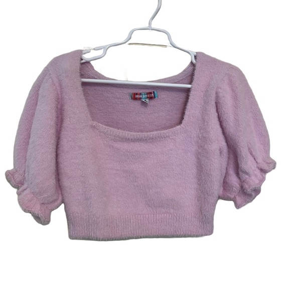 Urban Outfitters -Nadia Cropped Short Sleeve Sweater   Women’s  Size M - Picture 1 of 7